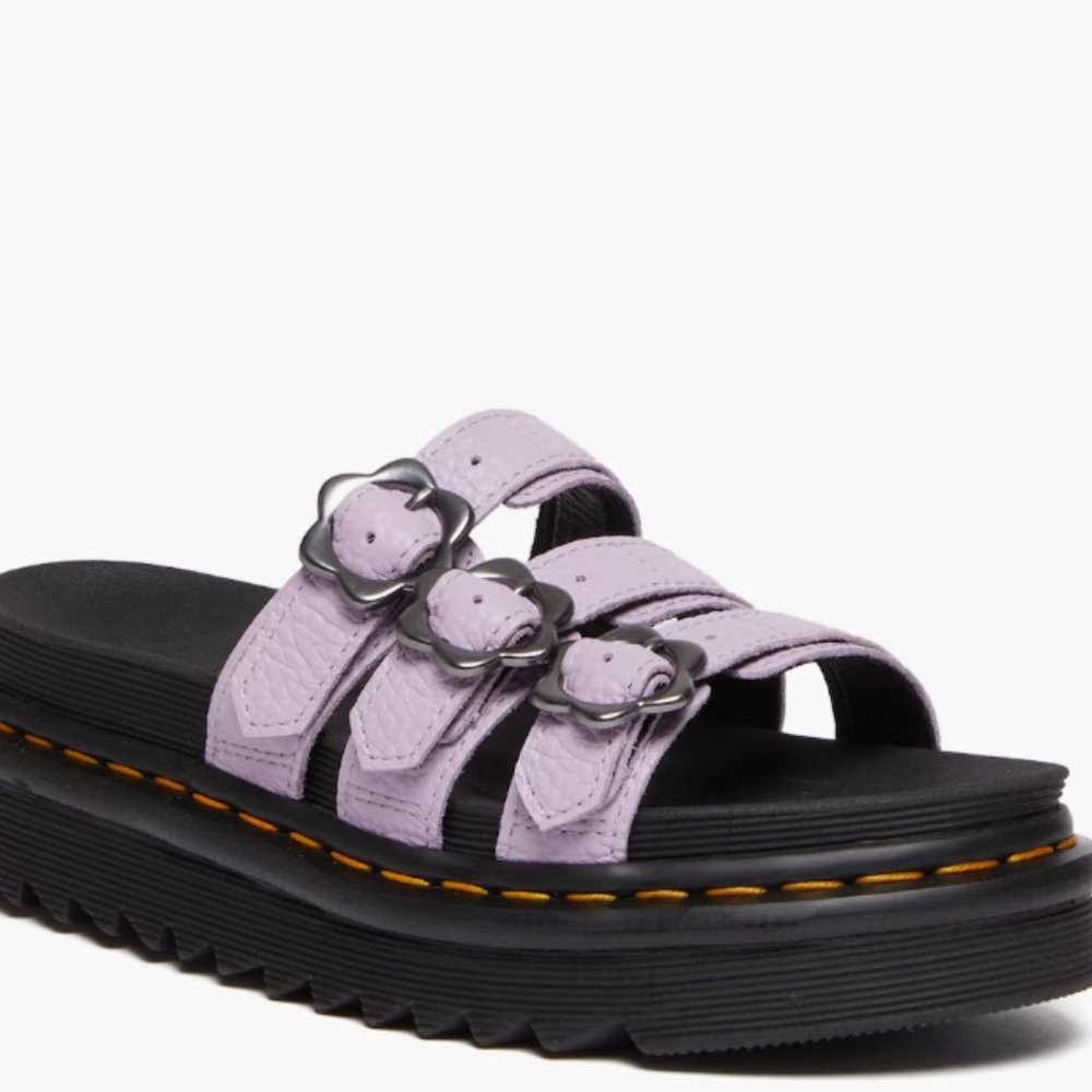Dr. Martens Blaire Platform Slide Sandal - Women's sz US 8 in Lilac Purple